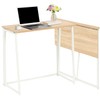 FurnitureR Folding Desk, 31.5 Inches Foldable Simple Laptop Table, Space