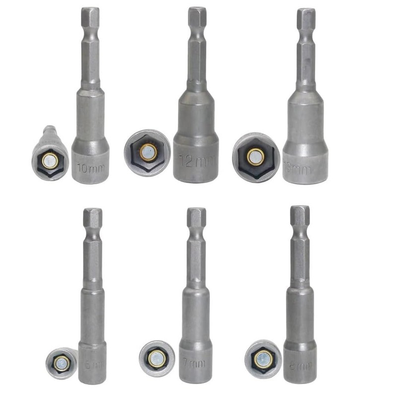 8 Piece Socket Spanner Insert Socket 6-13 mm Shallho 1/4