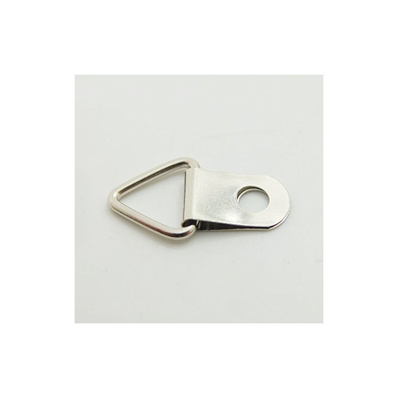 Bluemoona 100 Sets - 10mm 3/8 Triangle D-Ring Picture Photo