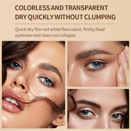 Brow Wax Gel Shaping Eyebrow Wax Shaping Soap Extra Durable Eyebrow Gel, Transparent, Defining, Fixing, Durable Shaper Gel, Styling Pomade Makeup Balm for Shaping Definition