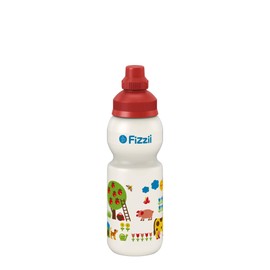 Fizzii Children's and Leisure Drinking Bottle 330 ml (Leak-Proof, Non-Toxic, Dishwasher Safe, Farm byGraziela)