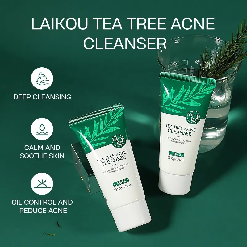 Crema Limpiadora Facial Laikou Para Eliminar Granos