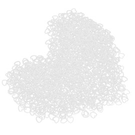 1000pcs Heart Pearl Beads for Crafts, 11mm Resin Pearl Beads for Craft Fake Pearls Spacer Loose Beads Bulk for DIY Bracelets Jewelry Making Crafts Supplies(White)