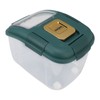 Rice Storage Box with Clear Cover Insect Proof Large Capacity