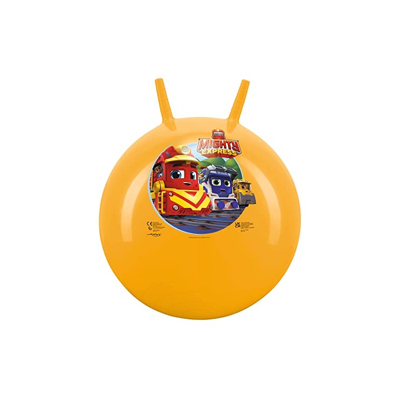 John 59545 Mighty Express Bouncy Ball, Orange, 50 cm