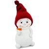 TEMPELWELT 2 x Decorative Figurine Snowman Nose Off in a