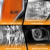 WEELMOTO Headlights Assembly for 2009-2014 Ford F150 Headlights Headlamp Replacement