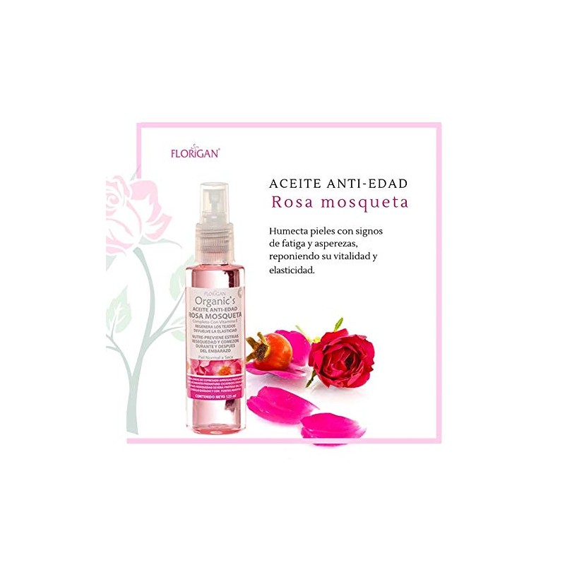 Aceite Rosa Mosqueta Anti-Edad con Vitamina E Florigan® 125ml. (1