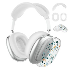 HIDAHE Case Cover for AirPods Max,Cute Soft TPU for AirPods Max Case+Silicone Ear Pad Case and Headband Cover for AirPods Max, Colourful