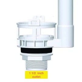 Housler® Dual Flush with Wire Fits All Push Button Toilets with 2 and 1.5 inch Bottom Outlet