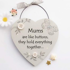 Mums are like Buttons Wooden Plaque
