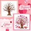 Buryeah 77 Pcs Valentine's Day Tree Bulletin Board Set 47
