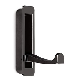 Einlass Klapphaken Zilly 80 x 20 x 14 mm Chrom dunkel Mantelhaken klappbar Wandgarderobe zum einfräsen von Sotech