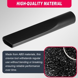 GATSUZG Universal Extra Long Crevice Tool, 32mm x 335mm Extension Nozzle Attachment for Hoover/Numatic/David/Edward/Argos with 32mm Flat Nozzle, 32mm to 35mm Converter