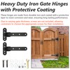2 Pack Heavy Duty Gate Hinges, 1000 lbs Capacity