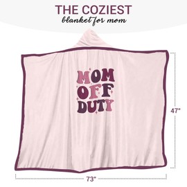 Vprintes Off Duty Wearable Blanket - Mothers Day Gifts for Mom - Birthday Gifts for Mom from Daughter Son