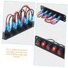 Vaguelly Gang Rocker Switch Panel Led Indicator Easy Installation for