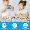 HugHush Sequencing Cards,Sequence Board Game for Kids,Story Storytelling,Speech Therapy Toys