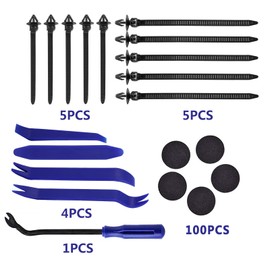 Car Retainer Clips Auto Body Push Fasteners 1215PCS Plastic Pin Rivets Automotive Bumper Retainer Clips Tools Kit with Cable Ties and Trim Clip Removal Tool for Toyota GM Honda Ford Buick Nissan