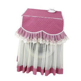 iplusmile Delicate Washing Machine Cover Purple Washer Protector for Home Use Durable and Creative Design for Dust Protection and Decoration