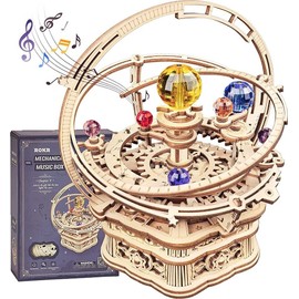 ROKR Starry Night Orrery Mechanical Music Box AMK51