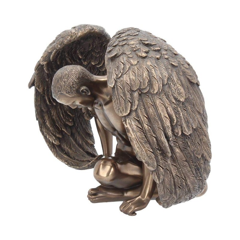 Nemesis Now Angels Rest Figurine 20cm, Resin, Bronze, Naked Angel