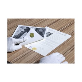 Hahne Muhle Certificate of Authenticity A4 Size with Serialized Numerical Hologram System Pack of 25 by Hahne Muhle