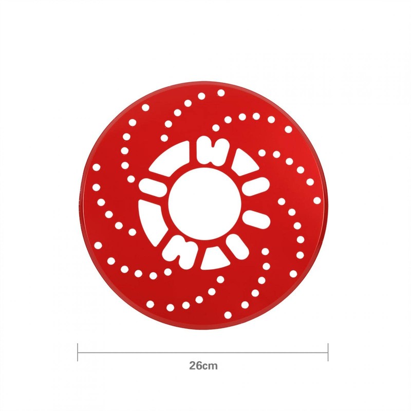 Disc Brake Rotor Cover, 2Pcs/Set Universal Auto Car Wheel Aluminium