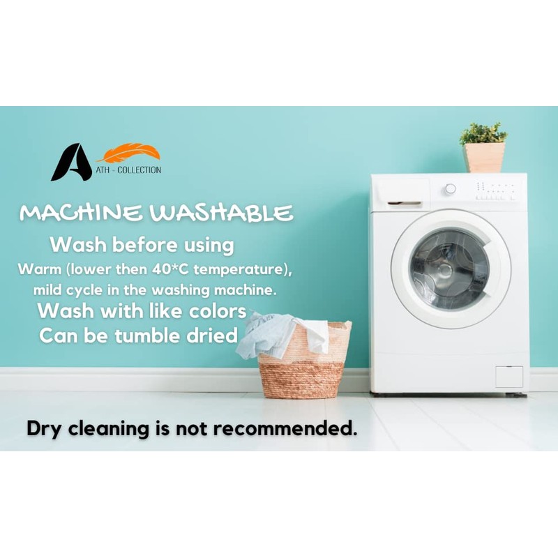 AATH COLLECTION Percale Cotton Rich Non Iron 25cm Deep, Small