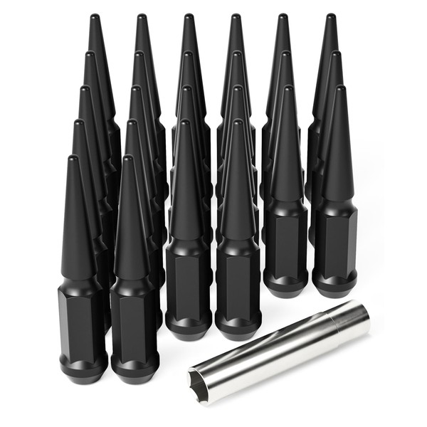 OMT M14x1.5 Spike Lug Nuts, 14mmx1.5 Wheel Lug Nuts Compatible