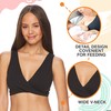 Lamaze Maternity Women's Cotton Spandex and Nursing Soft Sleep Bra,