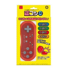 コロンバスサークル（SFC互換機/SFC用）連コン16＜レッド＞ - スーパーファミコン用連射機能搭載コントローラー