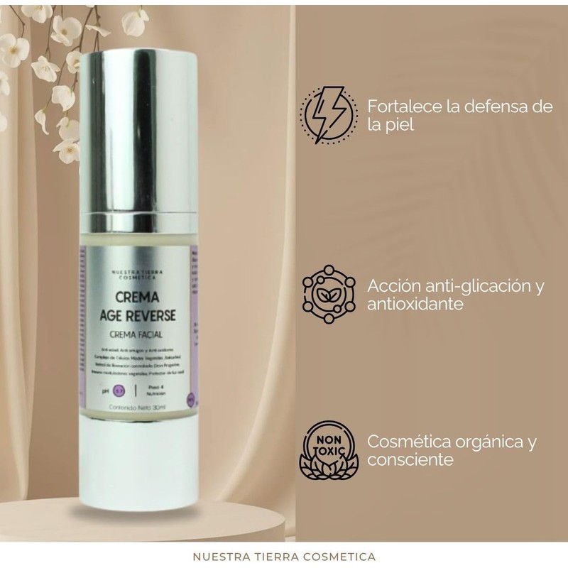 Nuestra Tierra Cosmetica Crema Age Reverse