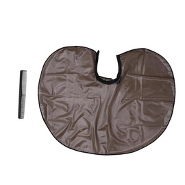 Minkissy 2pcs Eva Plastic Hairdressing Suit Shawl Comb Water-resistant for Salon Home Styling