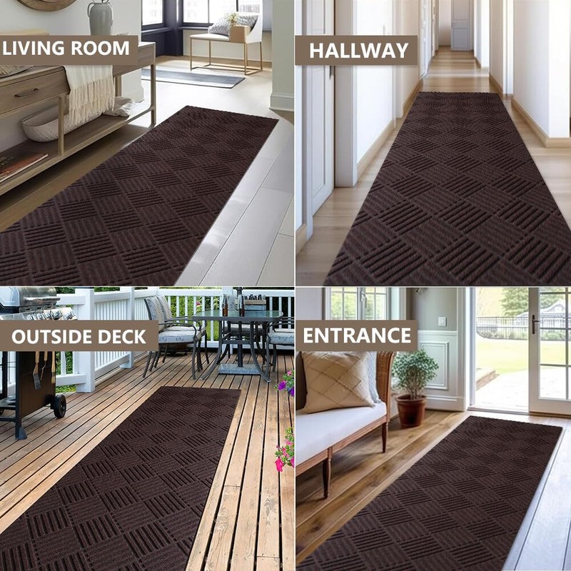 2' x 6' Non Slip Runner Rug for Hallway Indoor
