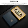 Cigar Cutter Stainless Steel Bronze Engraved V Cut Blade Cigar