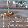Rain Chain, Umbrella Gutter Chain 8.5ft with 18 Cups,Copper Rain