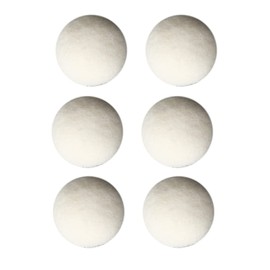 Wool Drying Balls Felt Ball Wool Ball Ball Clothes Dryer Garments Static Removal Attire 6 Pcs for Apparel Fusible Hem Tape (4cm)