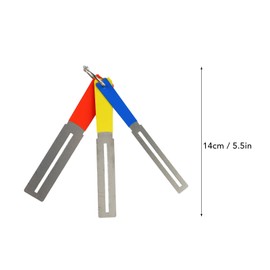 Guitar Fretboard Guard 3Pcs Metal Fingerboard Fret Protector with Universal Size for Guitar or Bass