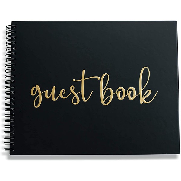 M-Aimee Wedding Guest Book Black Polaroid Album - Hardcover Photo