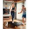 Walking Pad Treadmill, BestGod Incline Under Desk Treadmill 330lbs Capacity,