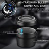 HEITIGN Car Ashtrays with Lid and LED Light, Portable Ashtray