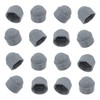 TERF® M6 Grey Plastic Hex Nut Bolt Dome Cap Cover