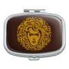 Medusa Gorgon Head Covered in Snakes Rectangle Pill Case Trinket