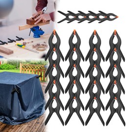 25pcs Clamps for Woodworking，Backdrop Stand Clamps，Versatile and Reliable 3in+2in Jaw Opening Wood Clamps,Hand Clamps for Gluing Crafts and Photography Studios