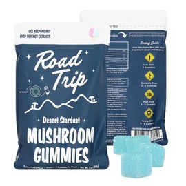 Road Trip Mushroom Gummies - 5 Pack - Cotton Candy Flavor - 20:1 Lions Main Proprietary Blend