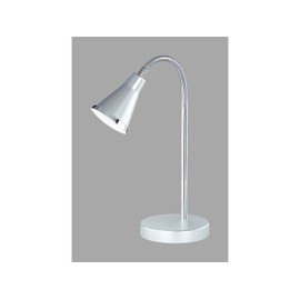 Reality Leuchten Table Lamp LED with Flex Arm and 3.8 Watt LED SMD 350 Lumen, 3000 K Diameter: 11.5 CM, Titanium, R52711187