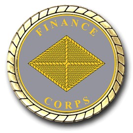 US Army Finance Corps Iraq Service Challenge Coin
