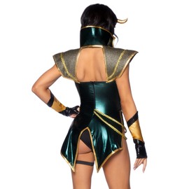 Leg Avenue 87115-13501 87115 13501 Costume, Women, Jacquard Green Gold, S