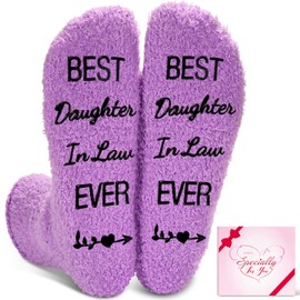 Sunia Funny Socks Gifts for Women - Mother In Law, Daughter In Law, Mothers Day Gifts, Best Sister Birthday Christmas Gift